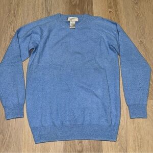 Paolo Mondo 100% Cashmere Blue Sweater - Size Small